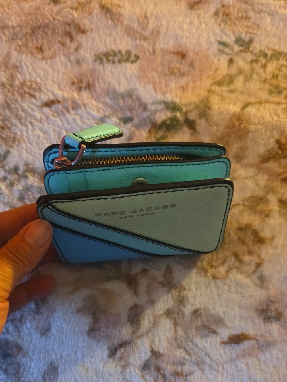 Marc Jacobs Aqua Mini Card Wallet